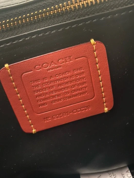 Coach Slouchy Rogue Top Handle Bag - Picture 7 of 7